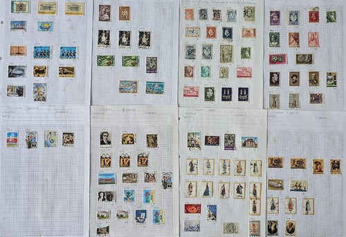 Vintage Greece stamps #1224-5