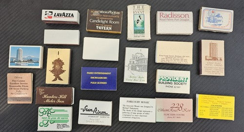 Collection of vintage "Non-repetitive" Used and New Matches #S1028