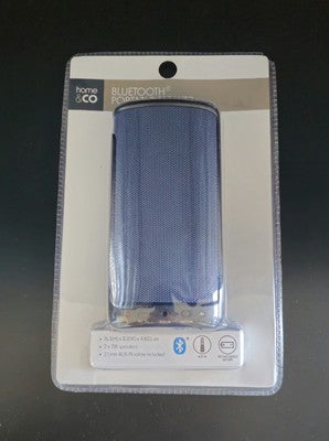 Home & Co Bluetooth Portable Speaker - Blue - New in Box