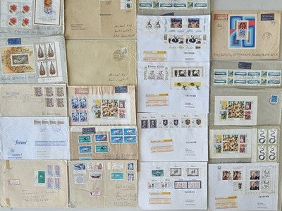 Lot of Vintage German First Day Covers (FDC) and Commercial Envelopes - DDR & We