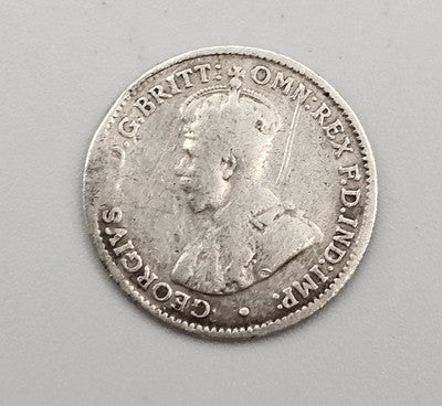 1927 australia three pence