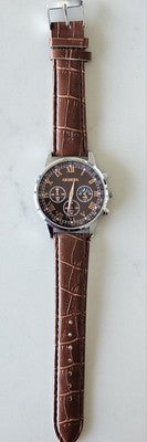 Geneva Men's Quartz Wristwatch – Non-Working – Sold As-Is (For Repair/Parts)