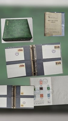 Australian Postage First Day Stamps In 34 Pages Album