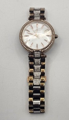 Jasper Conran Two-Tone Crystal Embellished Women's Watch In Working Condition
