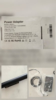 65W Power Adapter Charger for Microsoft Surface Pro 9 8 7 6 5 4 3 X Laptop Go Bo