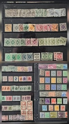 3 Pages Full Vintage Valuable Germany And Netherlands Stamps