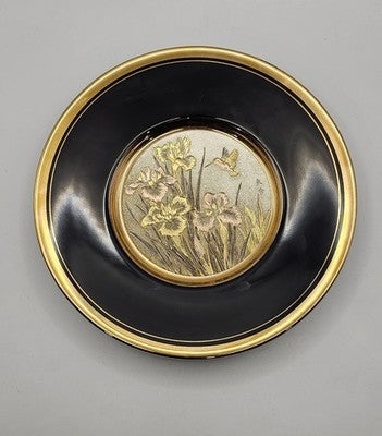 The Art Of Chokin 24Kt Decorative Plate. Japan- Geisha. Made In Japan