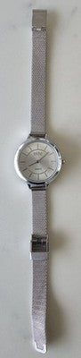 Elite Quartz Ladies Watch Silver Tone Mesh Band 30M Water Resistant 5080174 Work