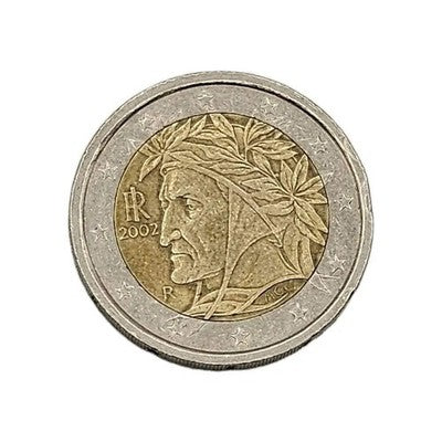 2 Euro 2002 Italy Coin Circulated