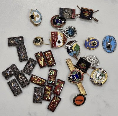 collection of 29 PC's, various pins and brooches, some with intricate designs