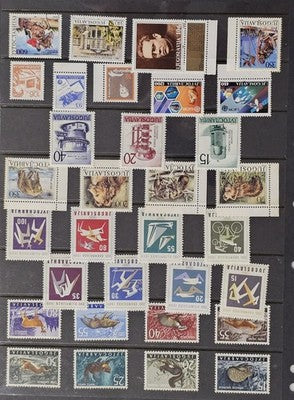 Vintage Yugoslavia Stamp Collection Animals Olympics Science Art Mixed Lot