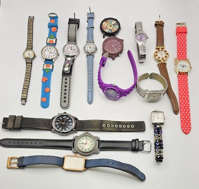 Collection of Assorted Watches – All Except One in Working Condition