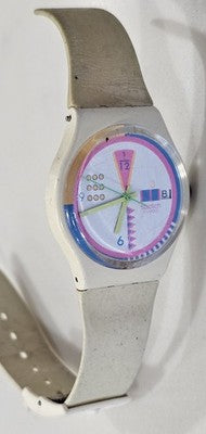 Vintage 1989 Swatch Watch "Velasquez" LW130 Ladies Working