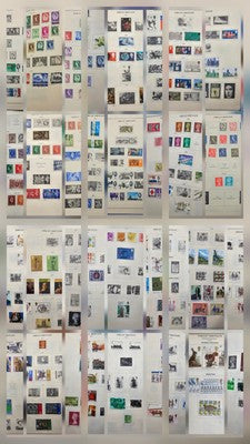Vintage Great Britain 37-page STAMPS COLLECTION #0629