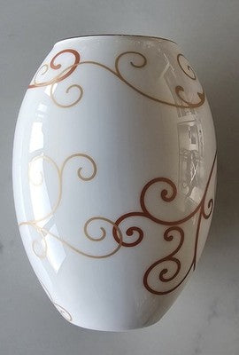 Wedgwood Marrakech Bone China Oval Bud Vase - Made in England - 15cm