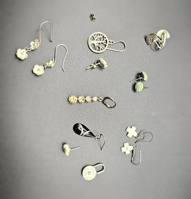 Set Of 20grm Sterling Silver Glass Gemstone for Women's Fashion Jewelry