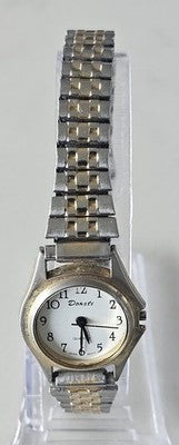 Vintage Donati Women's Two-Tone Expansion Band Watch Japan Movt Quartz for Part