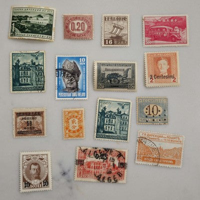 Vintage Valuable Collection International Mixed STAMPS #0420