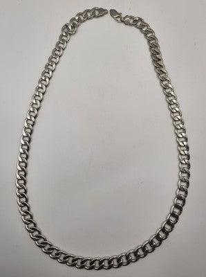 60cm Men's Stainless Steel Curb Link Chain Necklace
