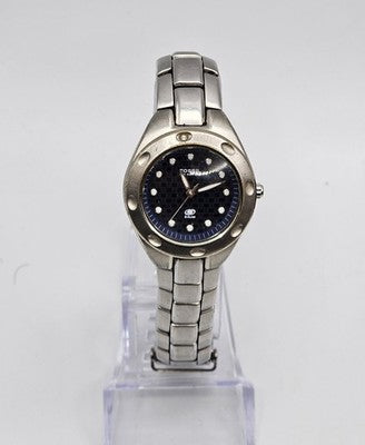 Fossil Blue Women's Stainless Steel Quartz Watch – Black Dial – Working