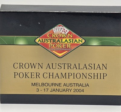 Collectable🌟Crown Australasian Poker Championship VHS 2004 Melbourne Australia
