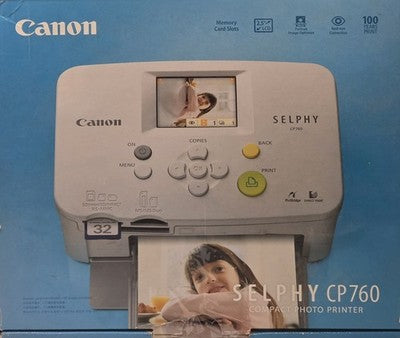 Canon Selphy CP760 Dye Sublimation Color Digital Photo Printer