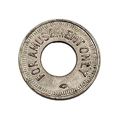 Vending Machine Token No Cash or Trade Value For Amusement Only