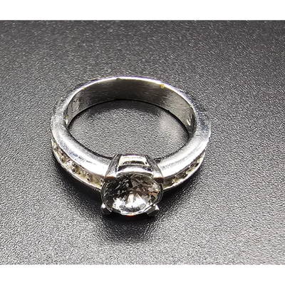 Swarovski Silver Tone Crystal Ring