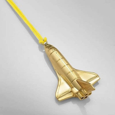 WATERFORD Christmas ROCKETSHIP Golden Ornament. NEW IN BOX - RRP: $99.00
