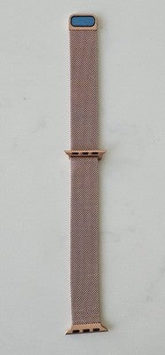Rose Gold Milanese Magnetic Loop Mesh Strap for Apple Watch
