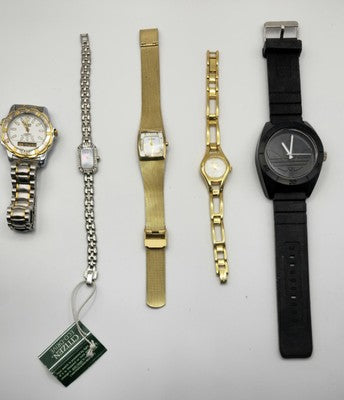 5x Women's Watches Adidas, Citizen, Pierre Cardin, Skagen, Lorus, in Working