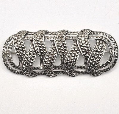 Antique 935 Silver Brooches (19.6g)