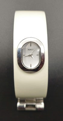 MIMCO TIMEPIECE BROWN LEATHER WATCH - in Working condition
