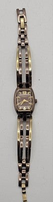 Fossil ES-1859 Women’s Two-Tone Stainless Steel Analog Watch – Working Condition