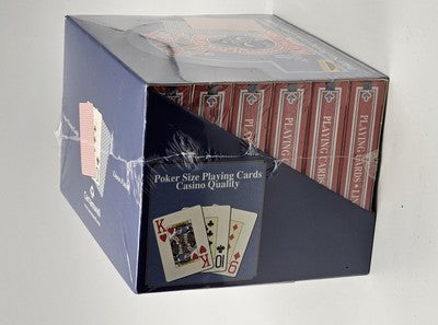 6X Blackjack Brand POKER SIZE Playing Cards Cartamundi Casino Quality