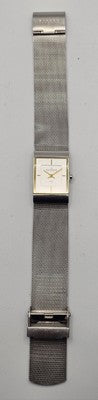 Skagen 331BSCSC Watch White Dial Gold Accents Steel Mesh Band For Repair/Spare