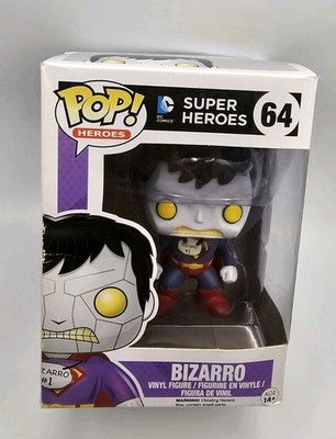 Bizarro Hot Topic 64 Exclusive DC Super Heroes Funko Pop Vinyl JJL141030