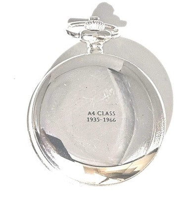 Vintage Train City Class Pocket Watch Silver Tone (1935-1966) -Working Condition