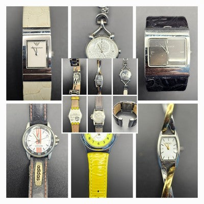 Women's Fashion Watches Quartz Emporio-Armani Swatch Working x 6