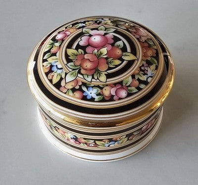 Wedgwood Clio Trinket BoxWedgwood Clio Bone China Round Lidded Trinket Box