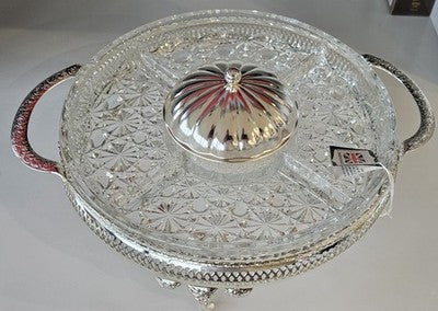 Vintage Silver Plated Table Crumb Sweeper Scraper - Made in England