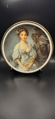 Australian-Made Decorative Plate with a Reproduction of Greuze's 'La Cruche...