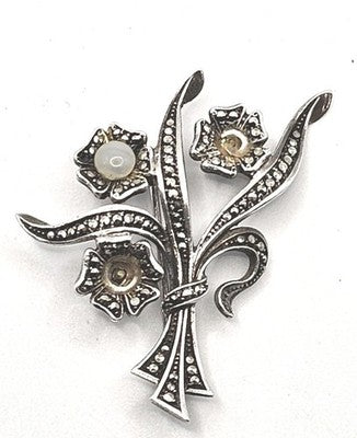 Antique Silver Brooches (8.2g)