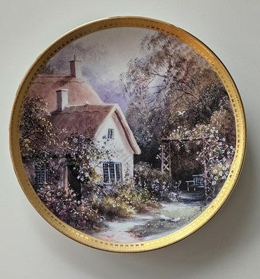 Royal Doulton Trellis Garden Cottage Limited Edition Plate Hilary Scoffield Fran