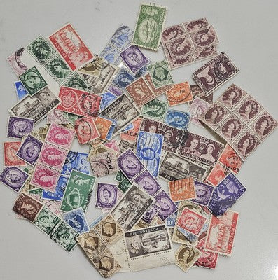 Vintage Unchecked International Revenue Stamps #0420