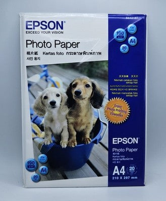 Epson Photo Paper Glossy 190g/m² A4 20 Sheets S042187