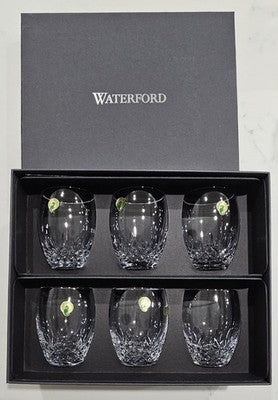 Waterford Lismore Essence Double Old Fashioned Tumbler Glasses, Set of 6-RRP$869