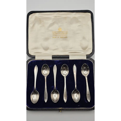 Hardy Bros Australian Silver-Plated Tea Spoons (Set of 6)