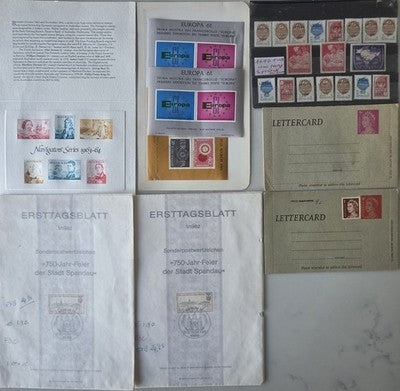 Mixed Lot of Philatelic Items - Australian Navigators Series, Europa 61 & German