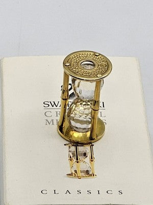 Swarovski Crystal Memories Classics Hourglass Gold Tone